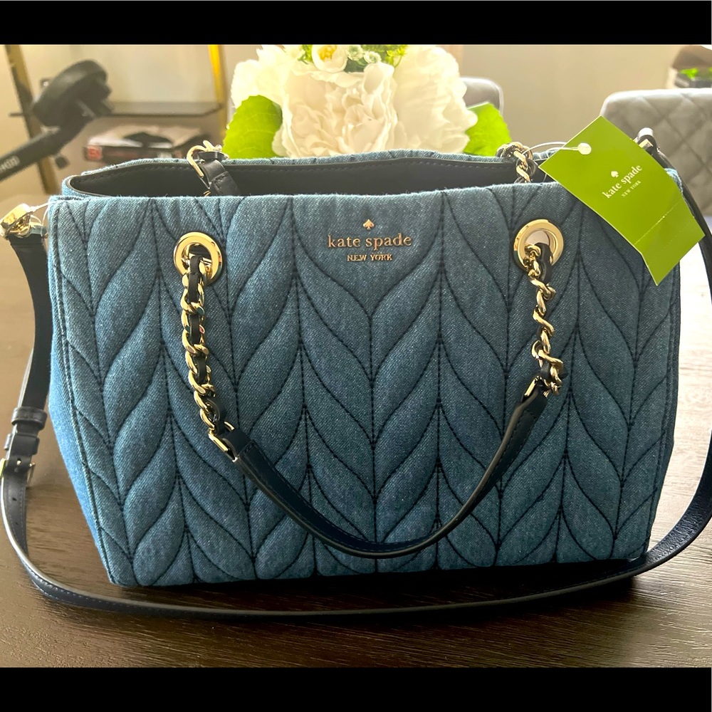 NWT*♠️ Kate Spade ♠️ Briar Lane Quilted Denim